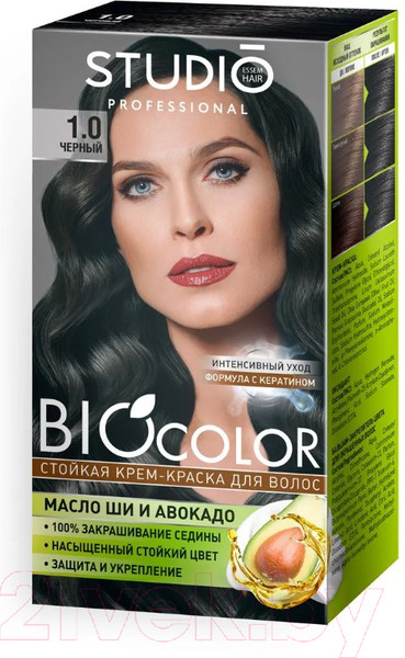 Изображение товара Крем-краска для волос Studio Professional BIOcolor 1.0 (черный)