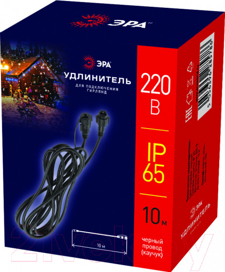Изображение товара Удлинитель для гирлянд ЭРА ERAPS-U10 / Б0051882