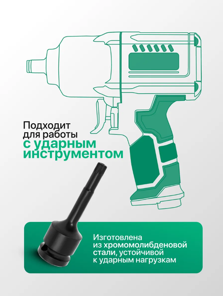 Изображение товара Головка слесарная RockForce RF-24807808T