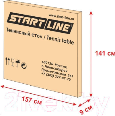 Изображение товара Теннисный стол Start Line Hobby Light Evo / 6016-3 (синий)