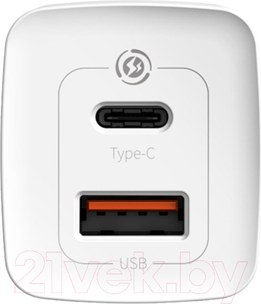 Изображение товара Зарядное устройство сетевое Baseus GaN2 Lite / CCGAN2L-B02 (белый)