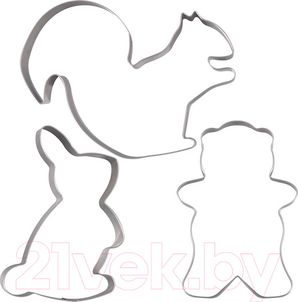 Изображение товара Набор форм для печенья Мультидом Пушистая компания / DA8-67