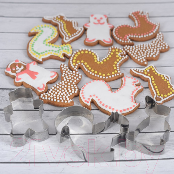 Изображение товара Набор форм для печенья Мультидом Пушистая компания / DA8-67