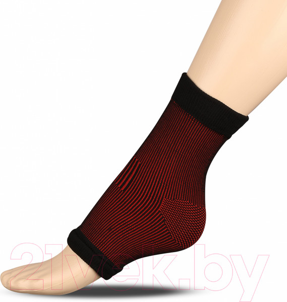 Изображение товара Суппорт голеностопа RSC ЛВ21-02 (M, черный/красный)