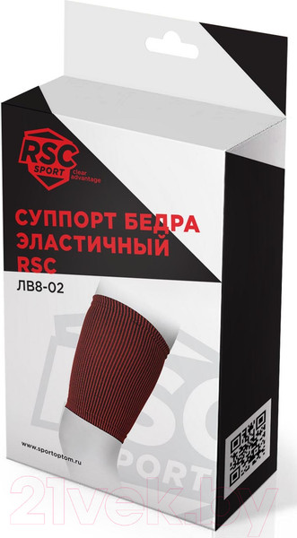 Изображение товара Суппорт бедра RSC ЛВ8-02 (XL, черный/красный)