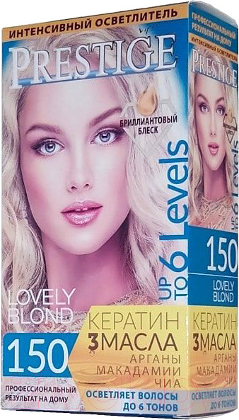 Изображение товара Крем-краска для волос VIP'S Prestige Lovely Blond №150 (интенсивный осветлитель)