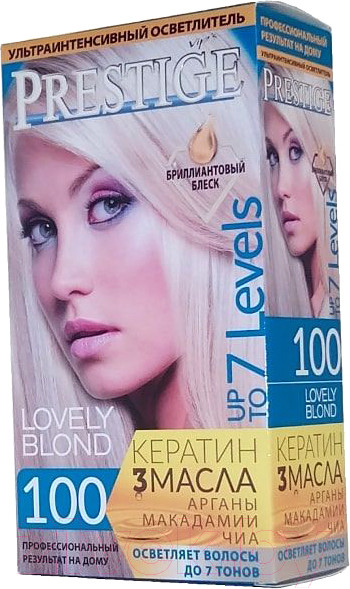 Изображение товара Крем-краска для волос VIP'S Prestige Lovely Blond №100 (ультраинтенсивный осветлитель)