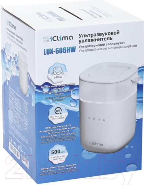 Изображение товара Ультразвуковой увлажнитель воздуха IClima LUX-606HW