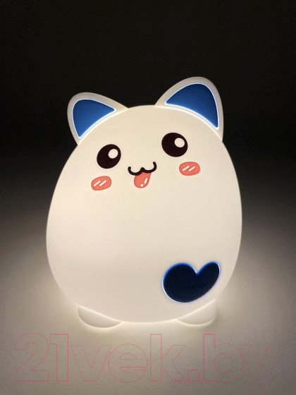 Изображение товара Ночник ЭРА Кот NLED-414-2W-BU / Б0041093