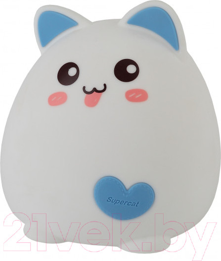 Изображение товара Ночник ЭРА Кот NLED-414-2W-BU / Б0041093