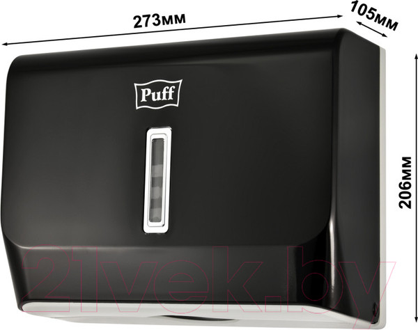 Изображение товара Диспенсер Puff 5130Bl (черный)