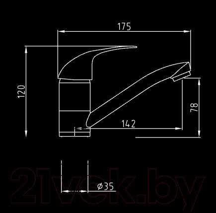 Изображение товара Смеситель Diadonna D48-150
