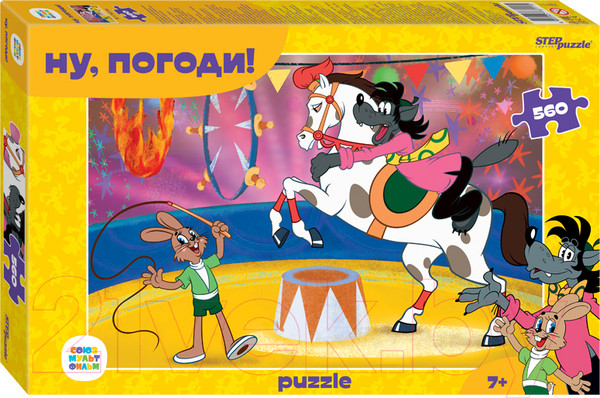 Изображение товара Пазл Step Puzzle Ну, погоди! / 78111 (560эл)