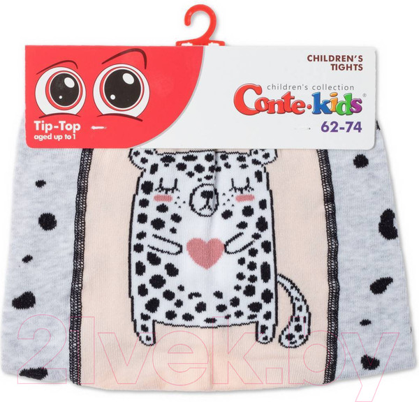 Изображение товара Колготки детские Conte Kids Tip-Top 580 (р.80-86, светло-серый)