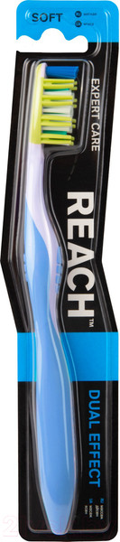 Изображение товара Зубная щетка REACH Dualeffect мягкая
