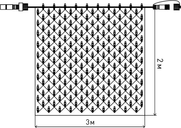 Изображение товара Светодиодная сеть ЭРА ERAPS-SKW1 / Б0051896