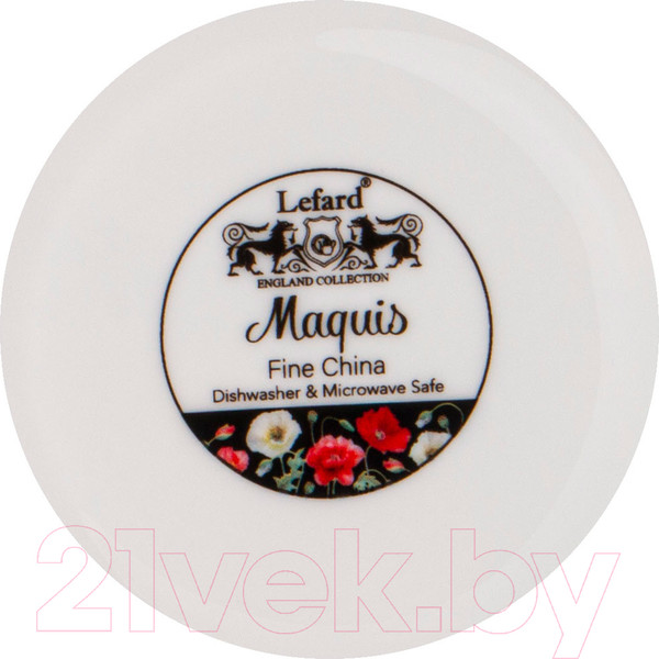 Изображение товара Кружка Lefard Маки / 104-757 (черный)
