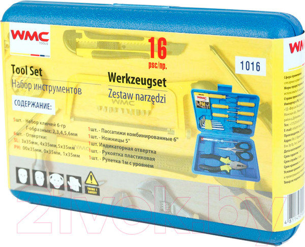 Изображение товара Универсальный набор инструментов WMC Tools 1016
