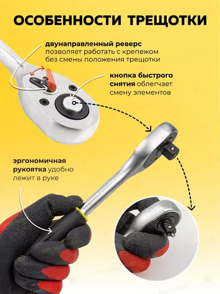 Изображение товара Универсальный набор инструментов WMC Tools 41723-5(48168)