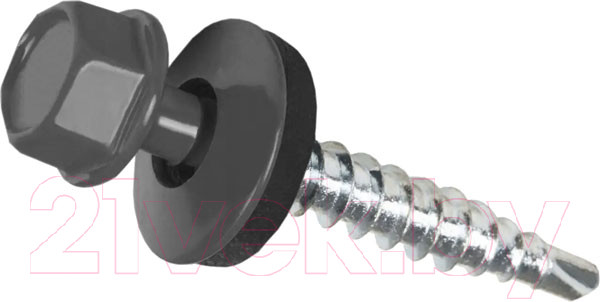 Изображение товара Саморез ЕКТ Кровельный PT1 4.8х70 / BW000171 (100шт, RAL 7024)