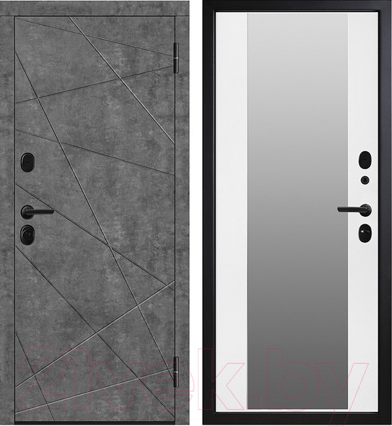 Изображение товара Входная дверь Металюкс M602/2 Z (96x205, правая)