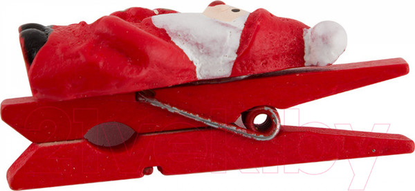 Изображение товара Набор прищепок декоративных Волшебная страна Санты / 007623