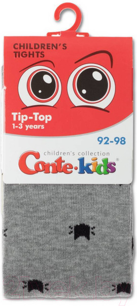 Изображение товара Колготки детские Conte Kids Tip-Top 567 (р.92-98, серый)