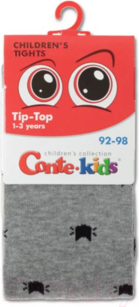 Изображение товара Колготки детские Conte Kids Tip-Top 567 (р.104-110, серый)