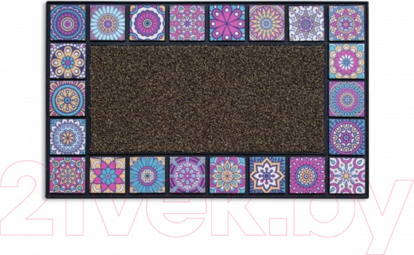 Изображение товара Коврик грязезащитный Attribute Mosaic Quadro AMM275 (фиолетовый)