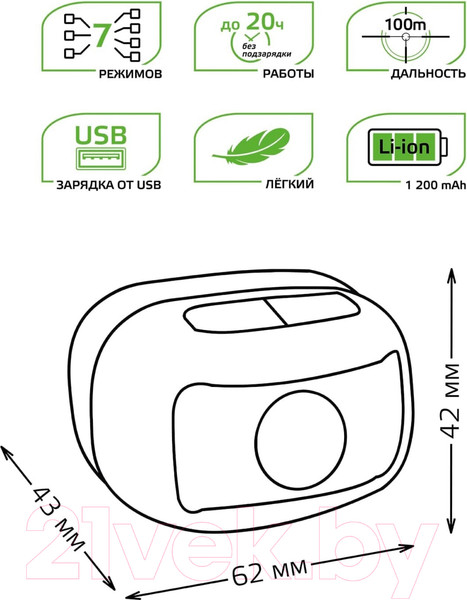 Изображение товара Фонарь Gauss GFL402