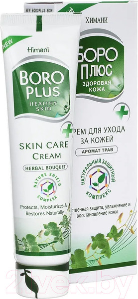 Изображение товара Крем для тела Боро Плюс Healthy Skin Care Cream Herbal Bouquet (25г, зеленый)