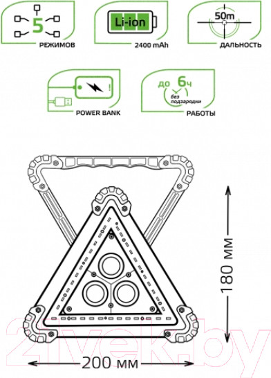 Изображение товара Фонарь Gauss GF802