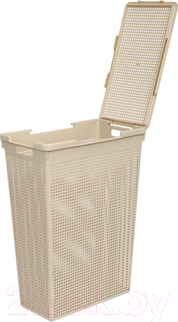 Изображение товара Корзина для белья Violet Лофт / 5650020 (50л, латте)