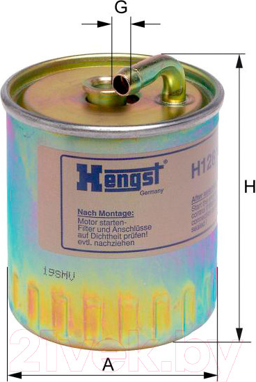 Изображение товара Топливный фильтр Hengst H128WK