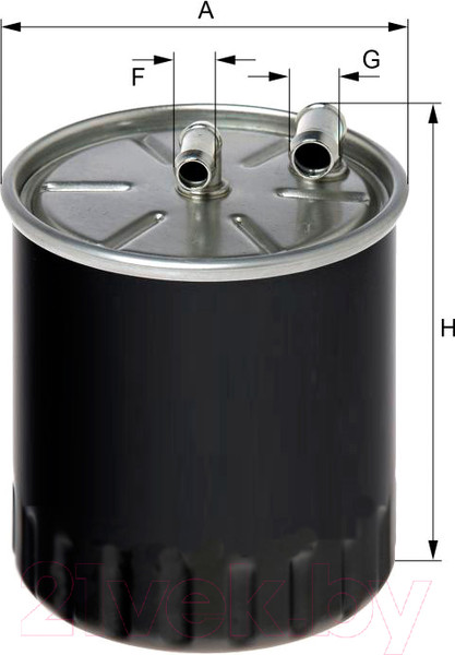 Изображение товара Топливный фильтр Hengst H140WK01