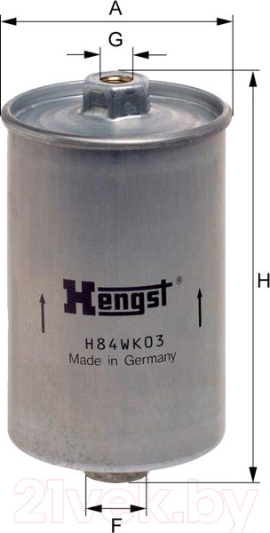Изображение товара Топливный фильтр Hengst H84WK03