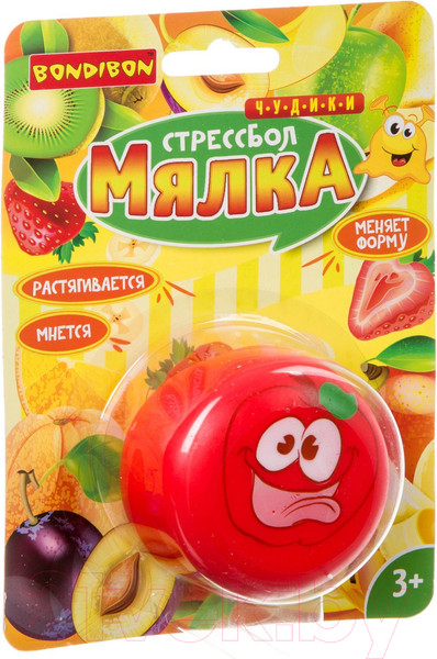 Изображение товара Сквиш Bondibon Чудики Мялка яблоко / ВВ3569