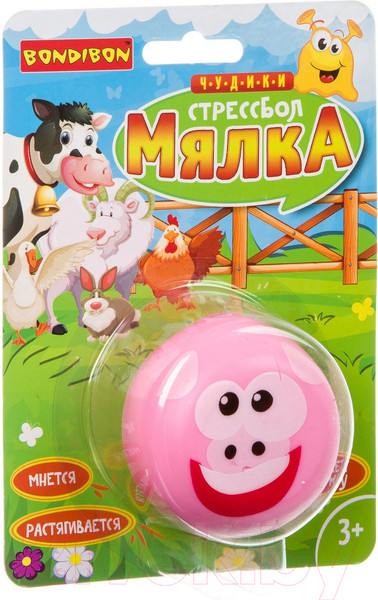 Изображение товара Сквиш Bondibon Чудики Мялка Поросенок / ВВ3570