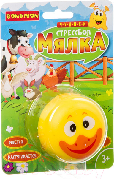 Изображение товара Сквиш Bondibon Чудики Мялка Уточка / ВВ3571