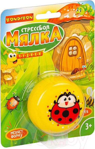 Изображение товара Сквиш Bondibon Чудики Мялка Божья коровка / ВВ3576