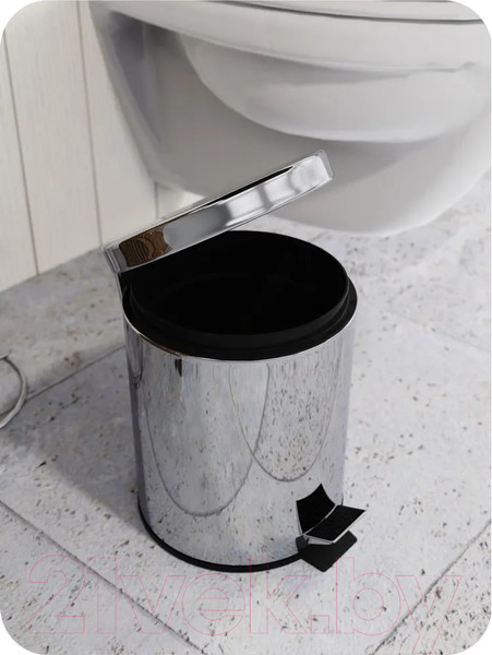 Изображение товара Мусорное ведро FORA H104 (12л, хром)