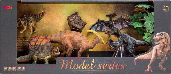 Изображение товара Набор фигурок коллекционных Masai Mara Динозавры и драконы для детей. Мир динозавров / MM206-024