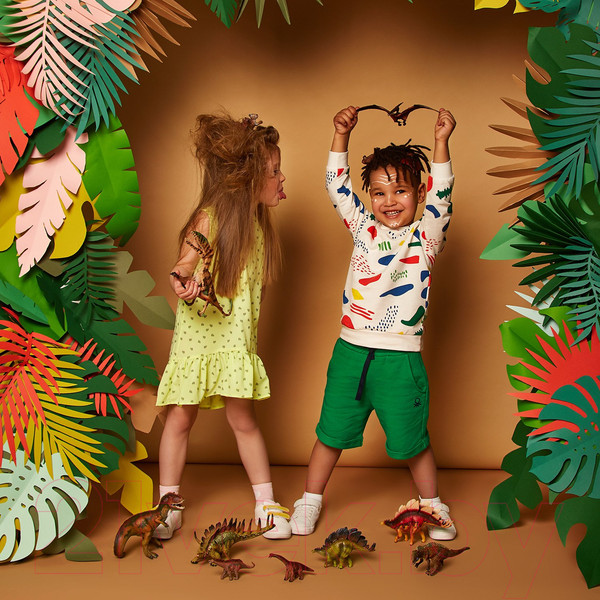 Изображение товара Набор фигурок коллекционных Masai Mara Динозавры и драконы для детей. Мир динозавров / MM206-023