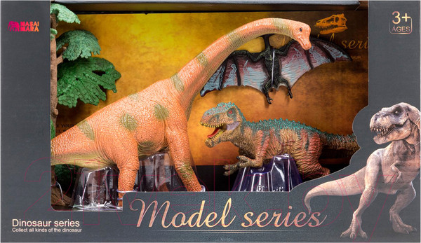 Изображение товара Набор фигурок коллекционных Masai Mara Динозавры и драконы для детей. Мир динозавров / MM206-020
