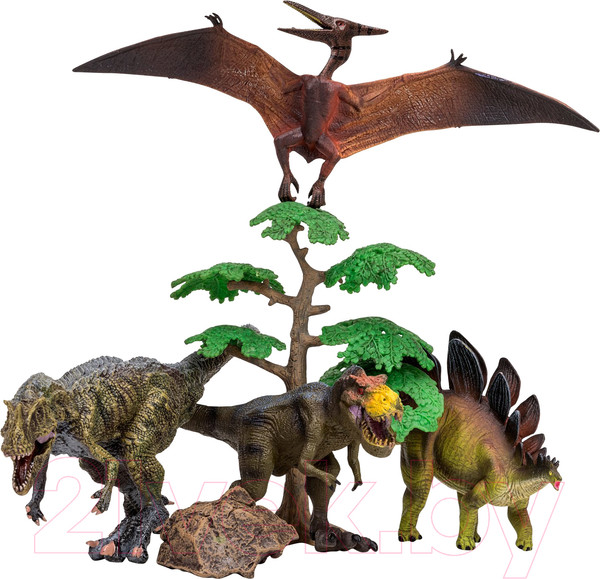 Изображение товара Набор фигурок коллекционных Masai Mara Динозавры и драконы для детей. Мир динозавров / MM206-026