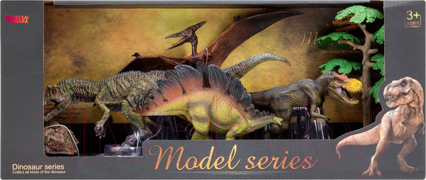 Изображение товара Набор фигурок коллекционных Masai Mara Динозавры и драконы для детей. Мир динозавров / MM206-026