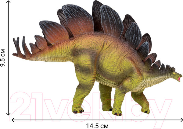 Изображение товара Набор фигурок коллекционных Masai Mara Динозавры и драконы для детей. Мир динозавров / MM206-026