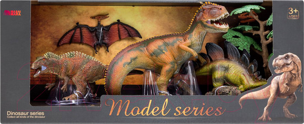 Изображение товара Набор фигурок коллекционных Masai Mara Динозавры и драконы для детей. Мир динозавров / MM206-027