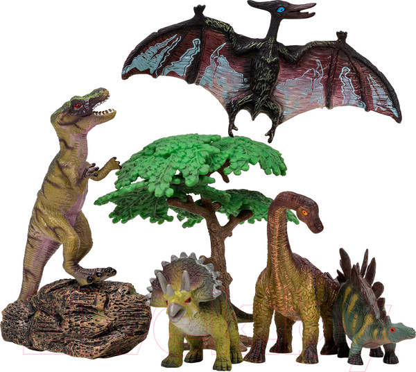 Изображение товара Набор фигурок коллекционных Masai Mara Динозавры и драконы для детей. Мир динозавров / MM206-015