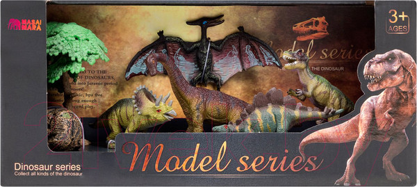 Изображение товара Набор фигурок коллекционных Masai Mara Динозавры и драконы для детей. Мир динозавров / MM206-015